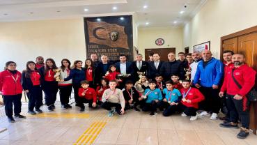 İl Birincisi Sporculardan Korkutata’ya Ziyaret